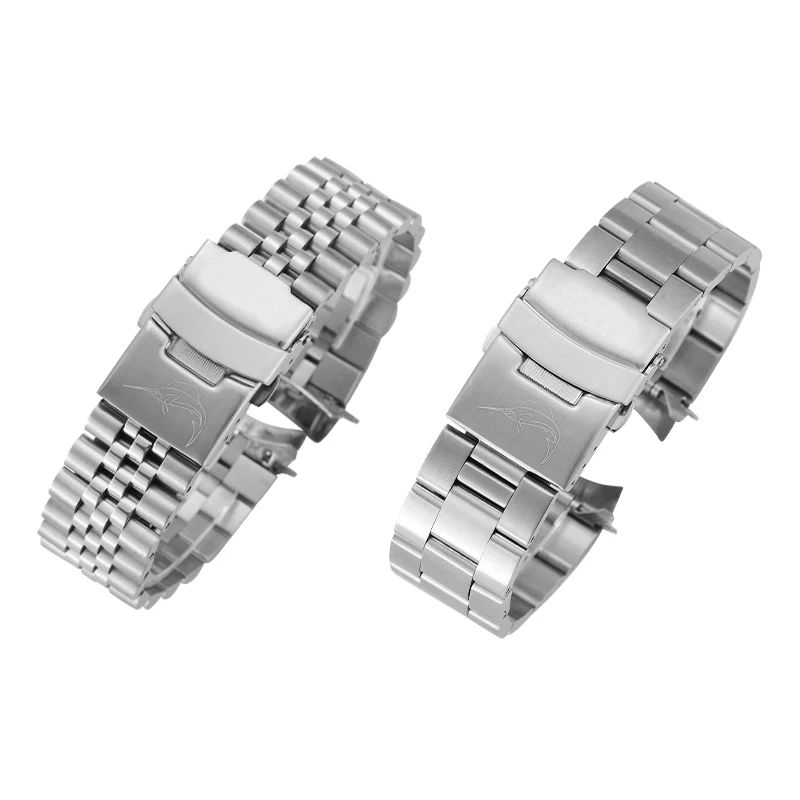Фото Ремешок для часов Jubilee Diving из нержавеющей стали для Casio Duro MDV106-1A Mdv107-1A, металлический браслет с изогнутым концом, замена браслета 22 мм №5