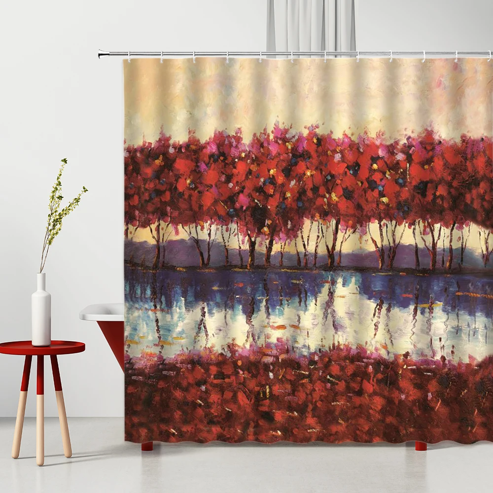 

3D Print Pattern Modern Bedroom Curtain Bathtub Decoration Marble Shower Curtain Bath Curtain