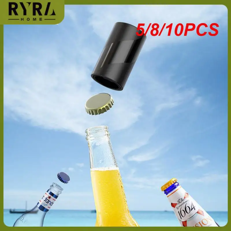 

5/8/10PCS Automatic Beer Opener Bar Creative Gadget Screwdriver Push Type Wine Beer Bottle Opener Barware Portable Bar Gadgets