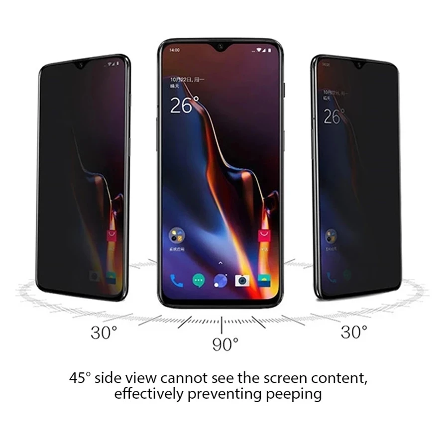 Films For Infinix Hot 12i 11 2022 Note 8 10 11 GO CAMON 16 POVA 2 Screen Film Privacy Ceramic Anti-Spy Gaming 2PCS Full