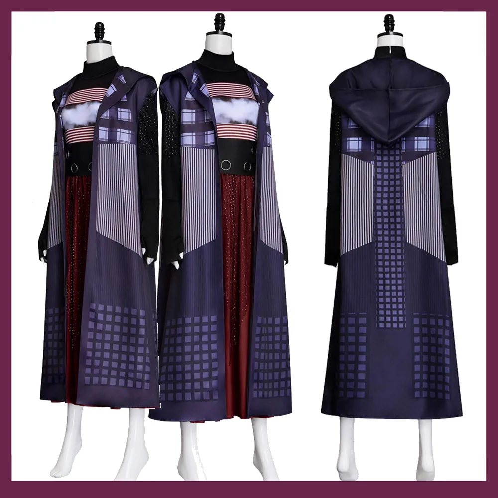 Взрослые женщины Хэллоуин Карнавал Осаха Косплей Плащ с капюшоном Жилет