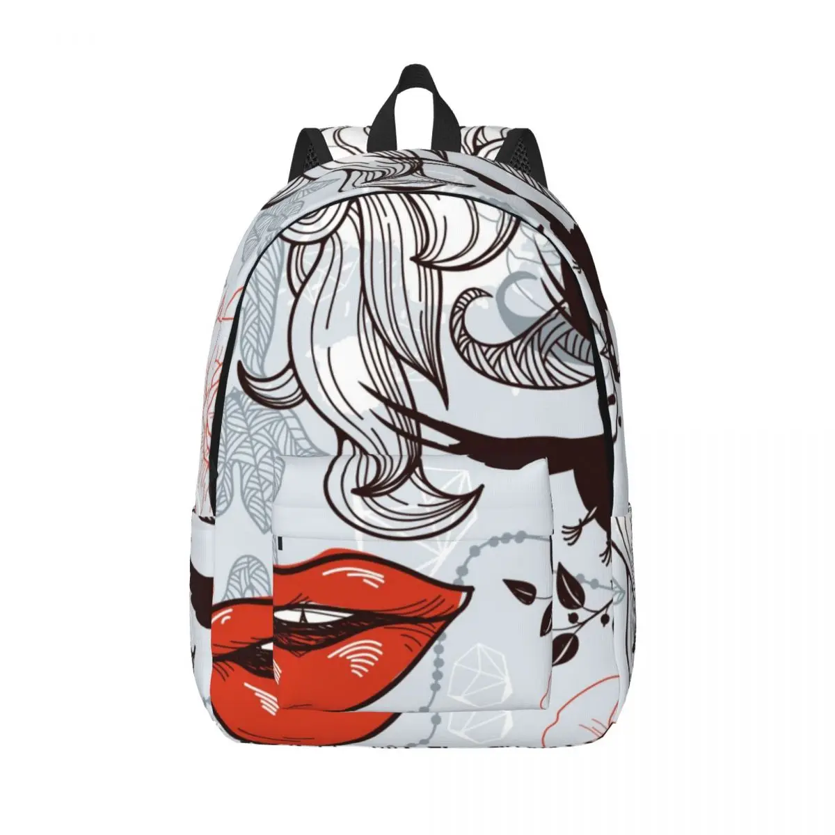 

Школьный ранец для студентов, сумка на плечо с абстрактным принтом для мужчин и женщин, с изображением роз, птиц, портфель для ноутбука, школьный рюкзак