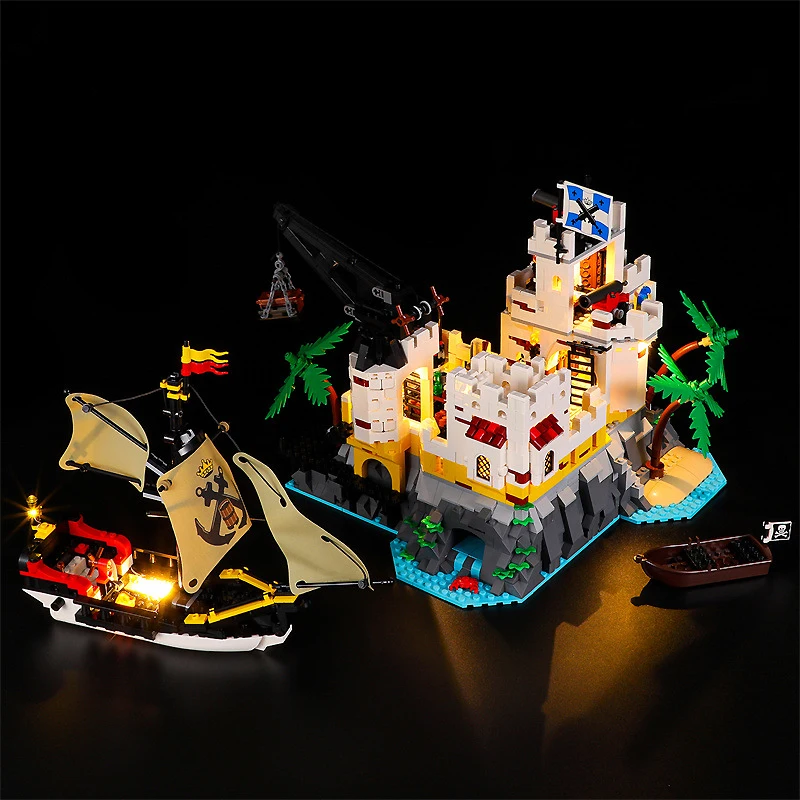 Diy светодиодный набор для крепости LEGO 10320 (только Φ без модели блоков)