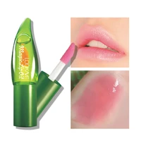 1pc moisture lip balm long lasting natural aloe vera lipstick color mood changing long lasting moisturizing lipstick anti aging