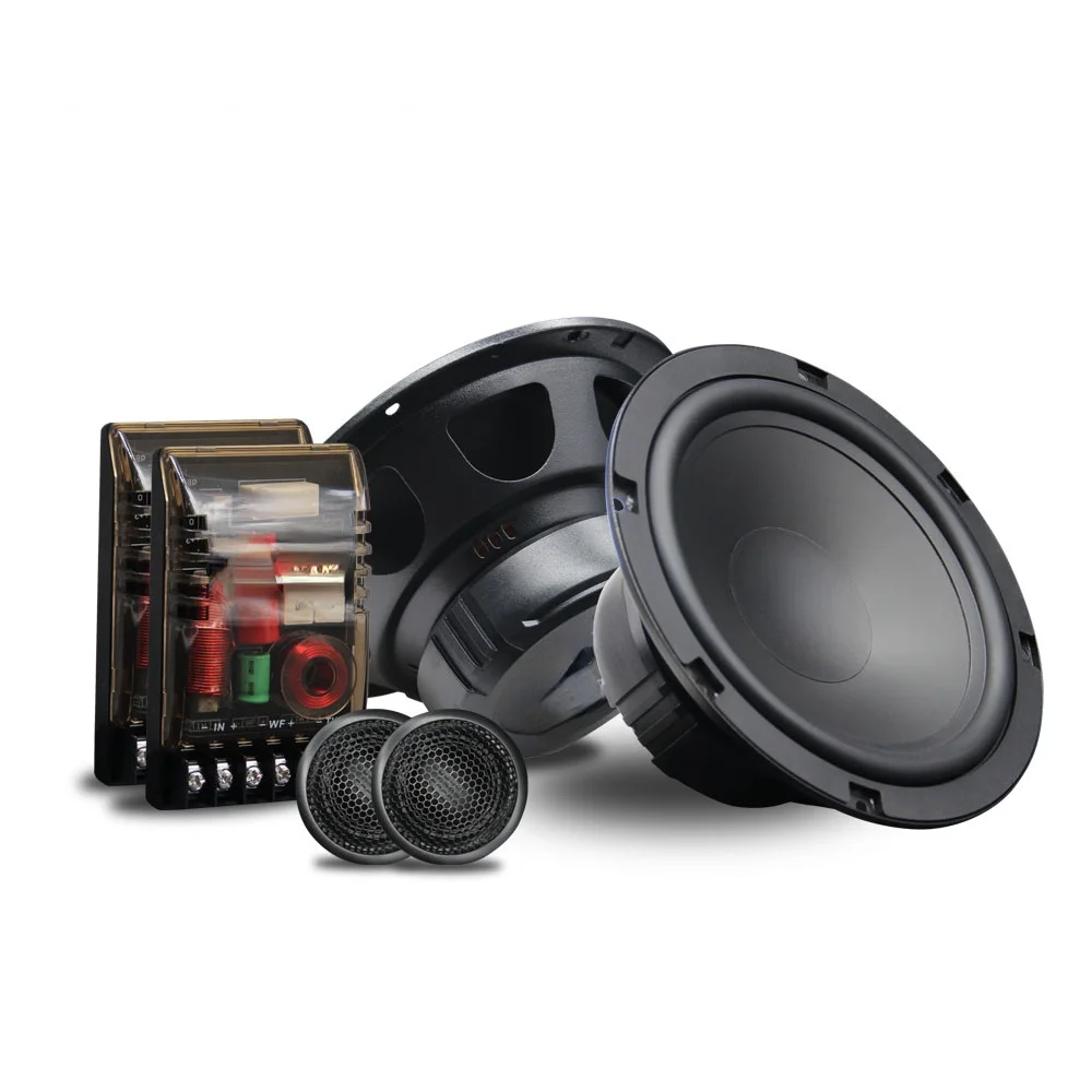 

6.5 Inch Full Frequency Combination Coaxial Speakers Kit with Tweeters Audio Speaker Sound System for Car Refit Kit