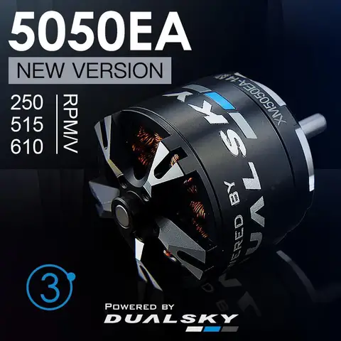 Бесколлекторный двигатель DUALSKY XM5050EA 3-поколение двигателя с фиксированным крылом для двигателя 70E с фиксированным крылом