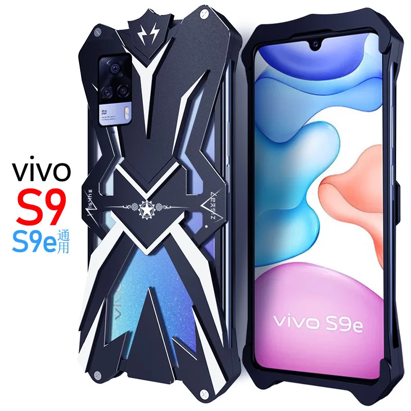 

For Vivo S9 S9e Zimon Luxury Thor Heavy Duty Armor Metal Aluminum Mobile Phone Case For Vivo S9 S9e Cover Cases