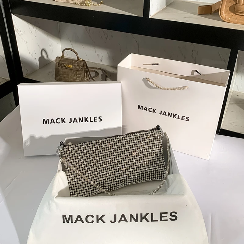 

Luxury Designer Women Handbag Crystal Shiny Rhinestone Diamond Evening Bag Dinner Party Clutch Purse Shoulder Crossbody Bag