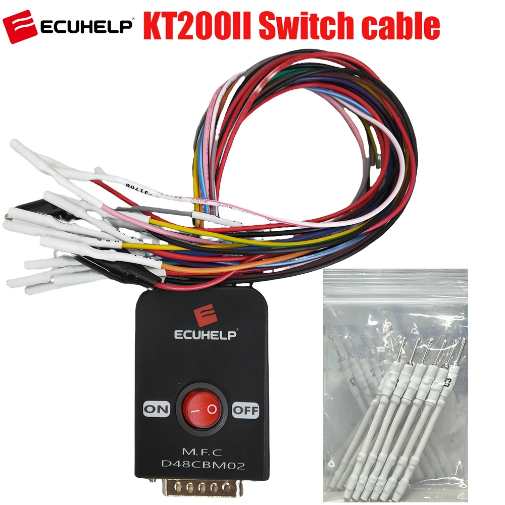 

Кабель переключателя ECUHELP KT200II для ECUHELP KT200 KT200II OBD2 ECU Programmer Tool Car Truck via OBD/on Bench/in Boot Jtag