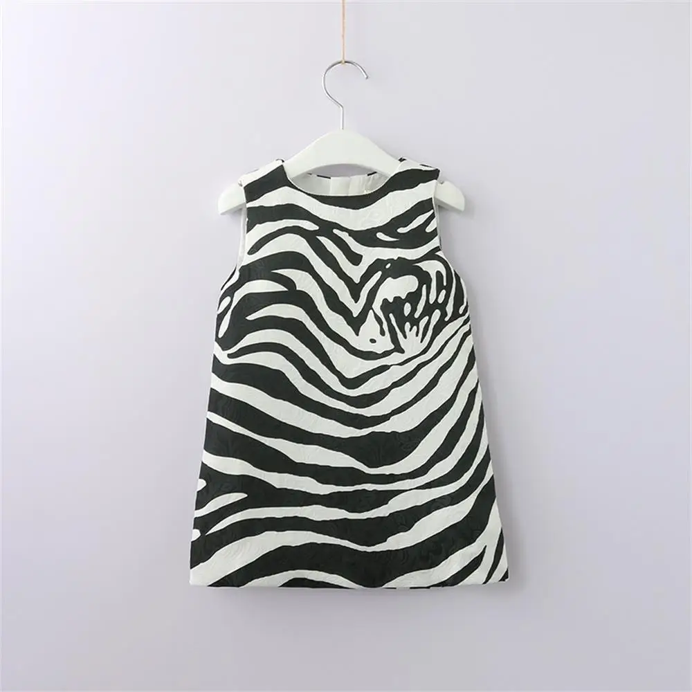 

CA2546 2023 New children spring autumn skirts girls' stripe vest skirt foreign trade children's clothing wholesale