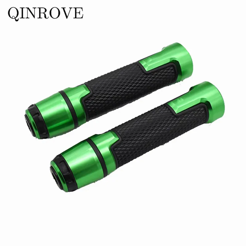 

Motorcycle 22mm Hand Grips With Bar End Aluminum Rubber Handle Grips For Yamaha xmax300 Tracer 700 900 BMW F800R F650GS K1200S