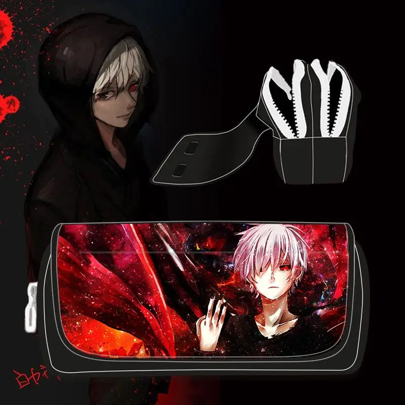 Фото Tokyo Ghoul Kaneki Ken Arima Kisho Takizawa креативные высококачественные канцелярские принадлежности аниме 2D печатный студенческий пенал большой емкости №2