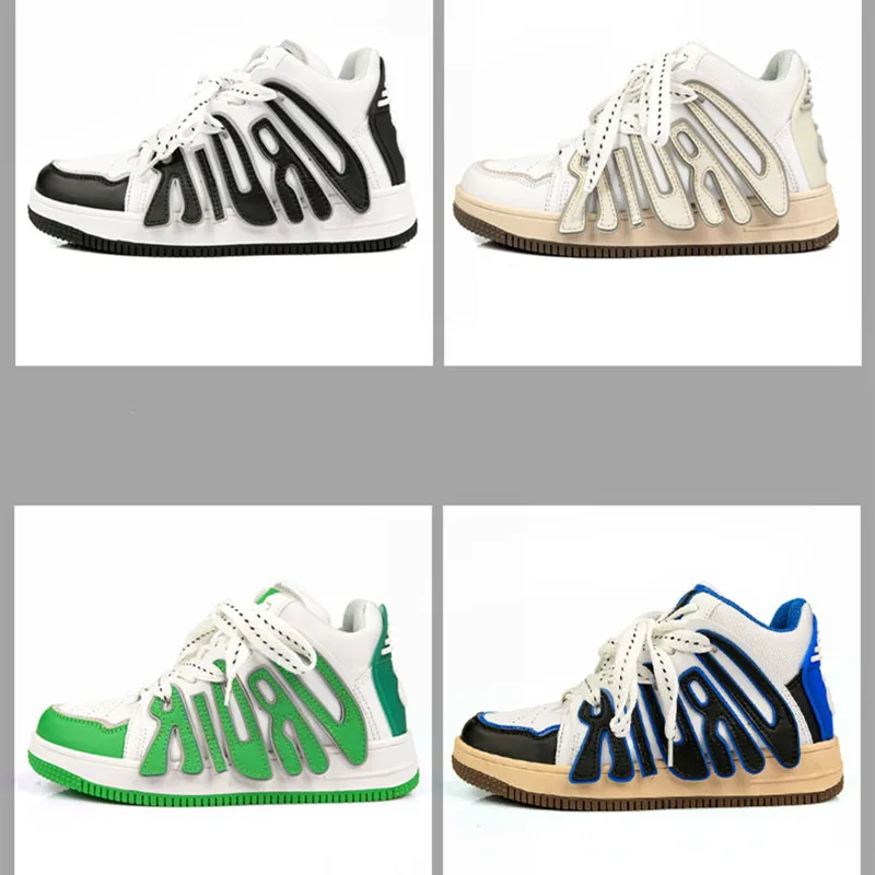 Uninsex Shoes Men Skatebord Shoes Women High-top Couple Skatebording Shoes Designer Comfortable Walking Leather Casual Sneakers