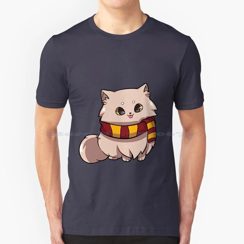 Зимний шарф футболка 100% хлопок тройник Chibi милый мультяшный Kawaii смешные котята