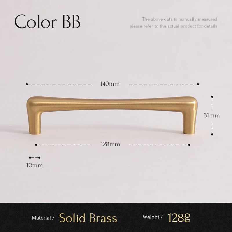 

Сантая Ручки для шкафов из латуни матовые