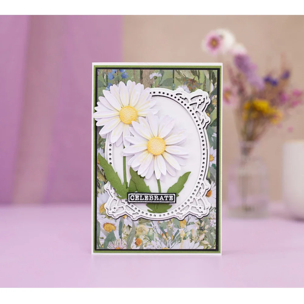 Металлические пресс-формы 2024 Новое поступление элегантная Эхинацея и прекрасная