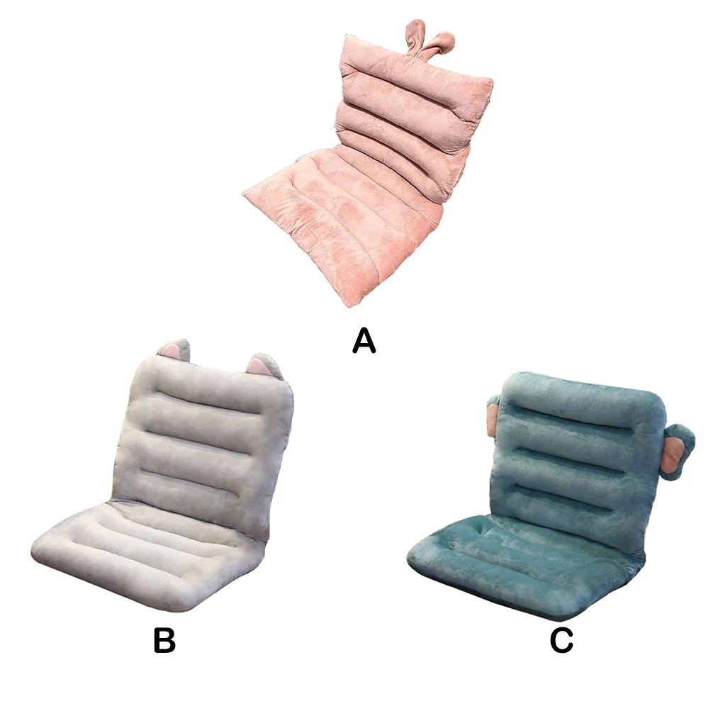 

Chair Cushion Lounger Plush Mattress Backrest Thick Seat Cushions Home Bench Pad with Strap Mat Dining Office Chairs