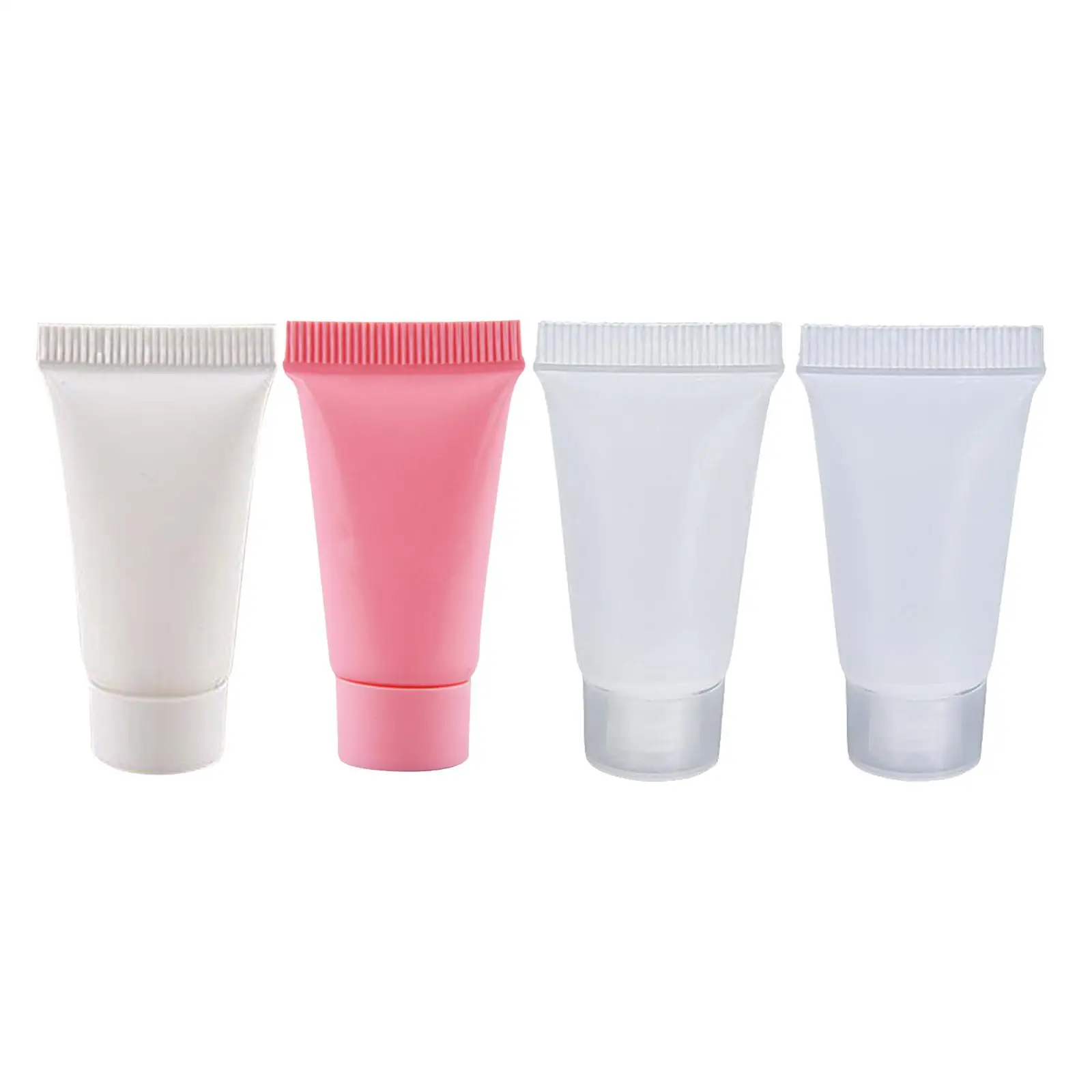 

100 Pieces Empty Soft Tubes Bottle 5ml Reusable Container for Hand Gel