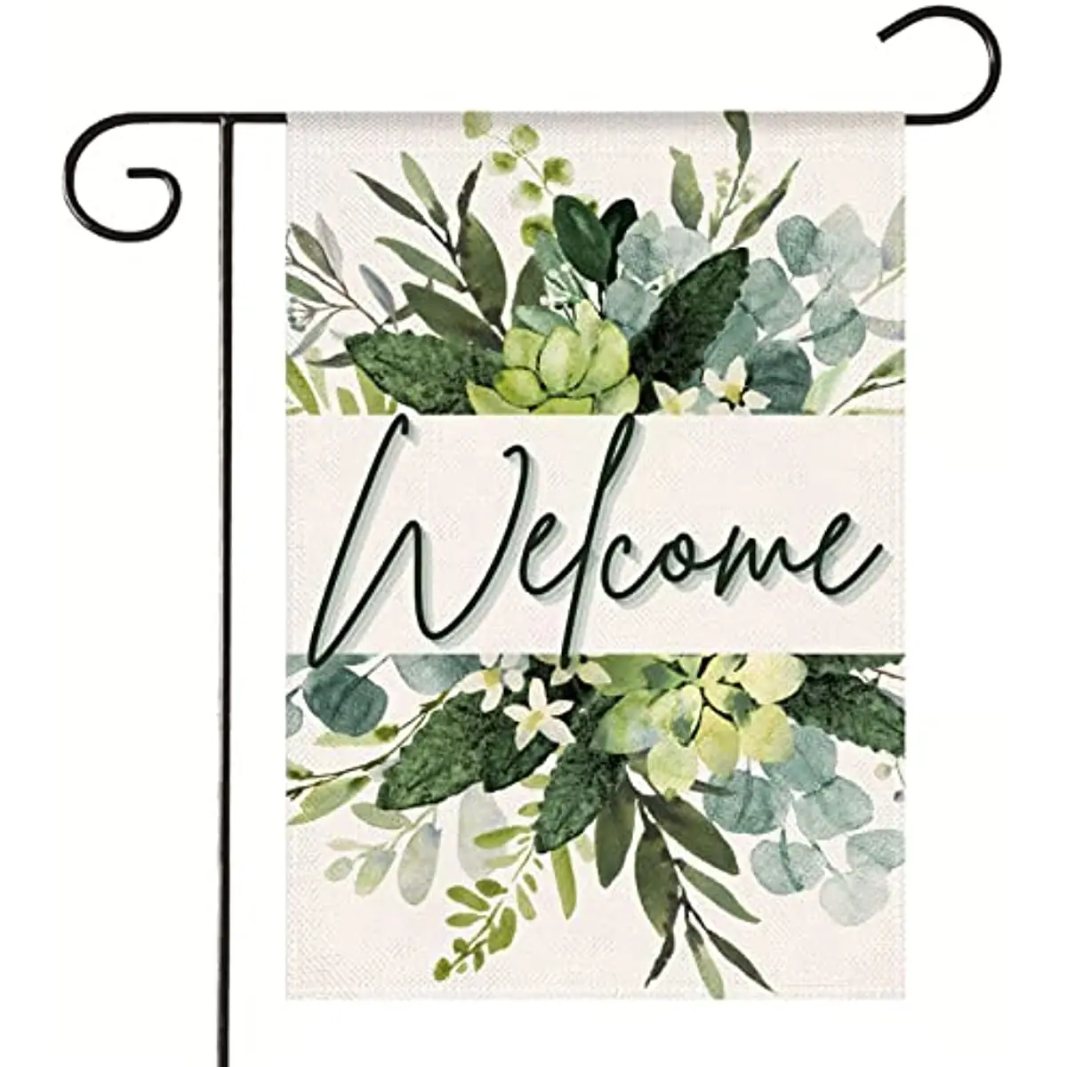 

New Spring Welcome Garden Flag Vertical Double Sided Seasonal Floral Yard Flag Outside Farmhouse Decor for Outdoor Yard Garden