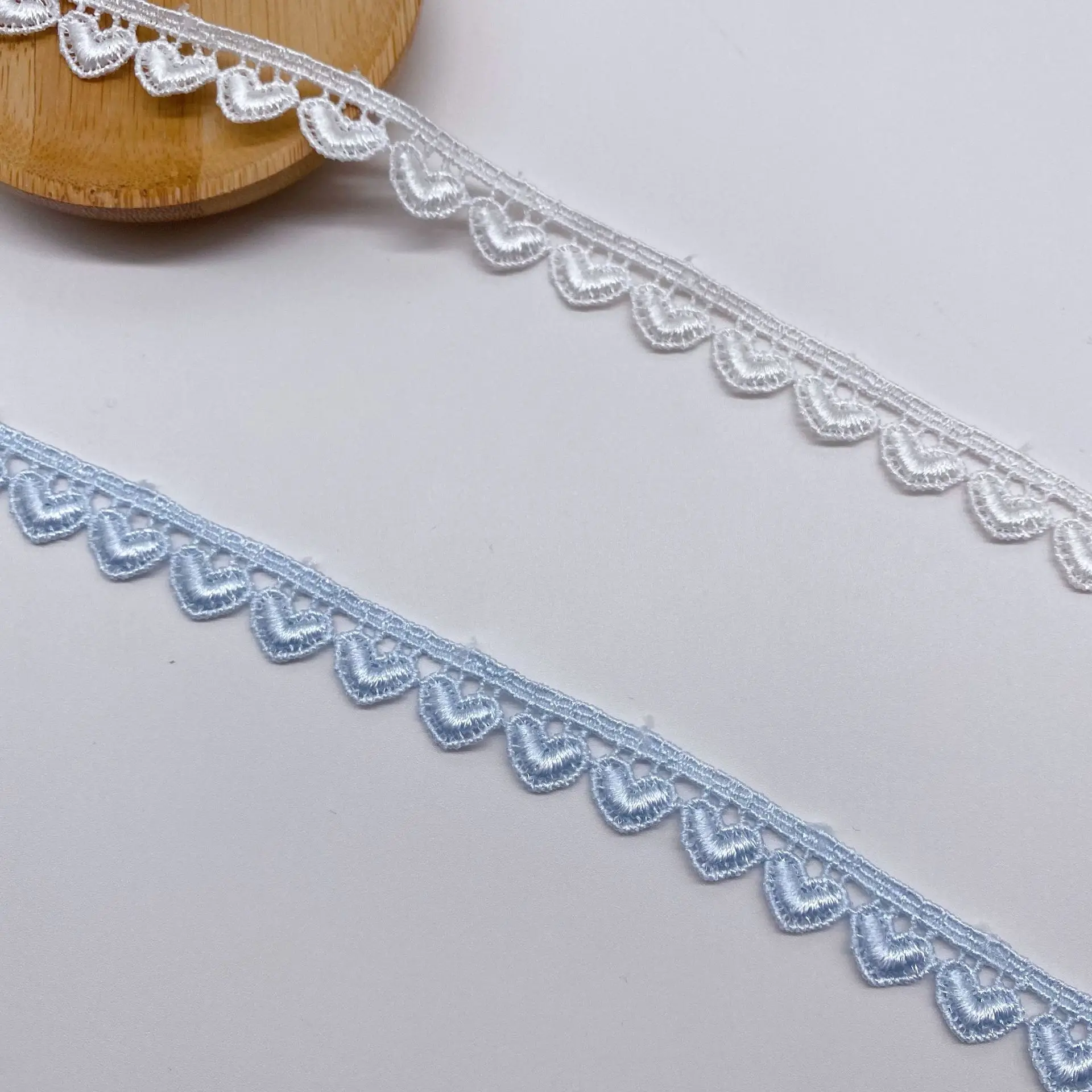 4 Ярда вышитые разноцветные односторонние ленты с кружевной отделкой