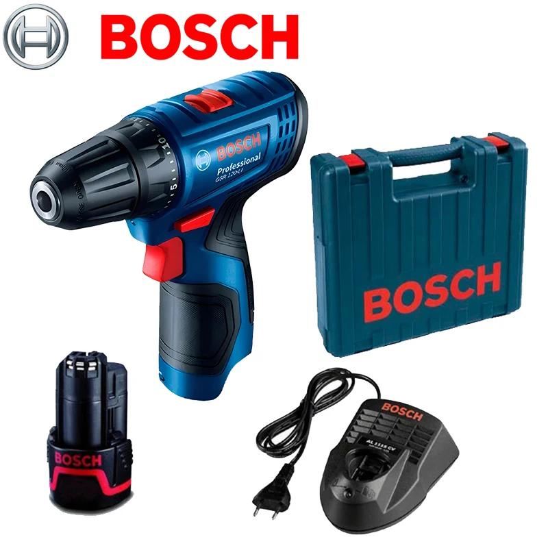 Аккумуляторная дрель BOSCH GSR 120-LI 12 В, 1500 об/мин, 30 нм