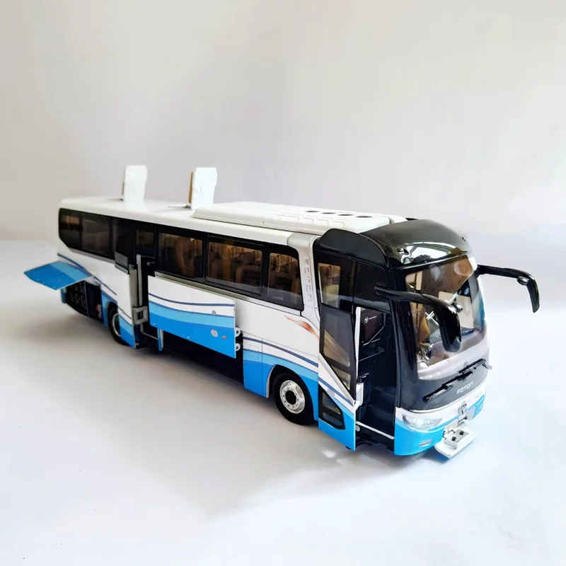 Фото Масштаб 1:36, Foton Ohui BJ6122, туристический автобус, модель автомобиля из сплава, коллекция украшений, игрушка №3