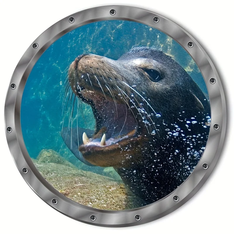 2 шт. доставьте океан домой: 3D-наклейки на стену с морской черепахой для ванной