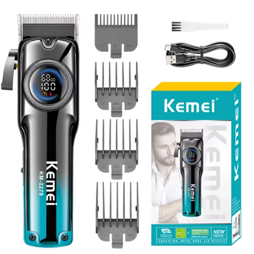 Триммер KEMEI устройство для стрижки волос профессиональная машинка на 210 мин