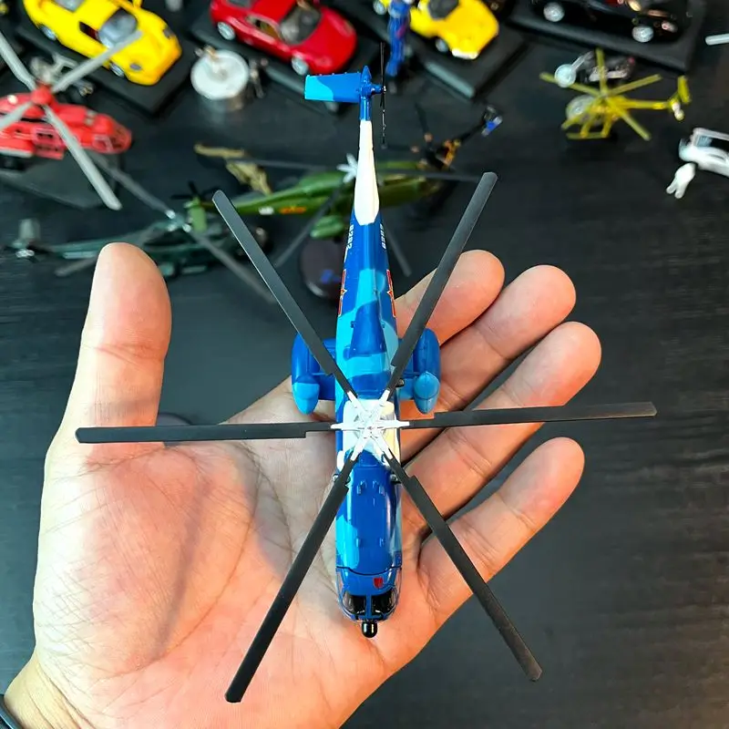 1: 144 модель самолета из сплава китайский военный самолет Z-8 navy камуфляжный