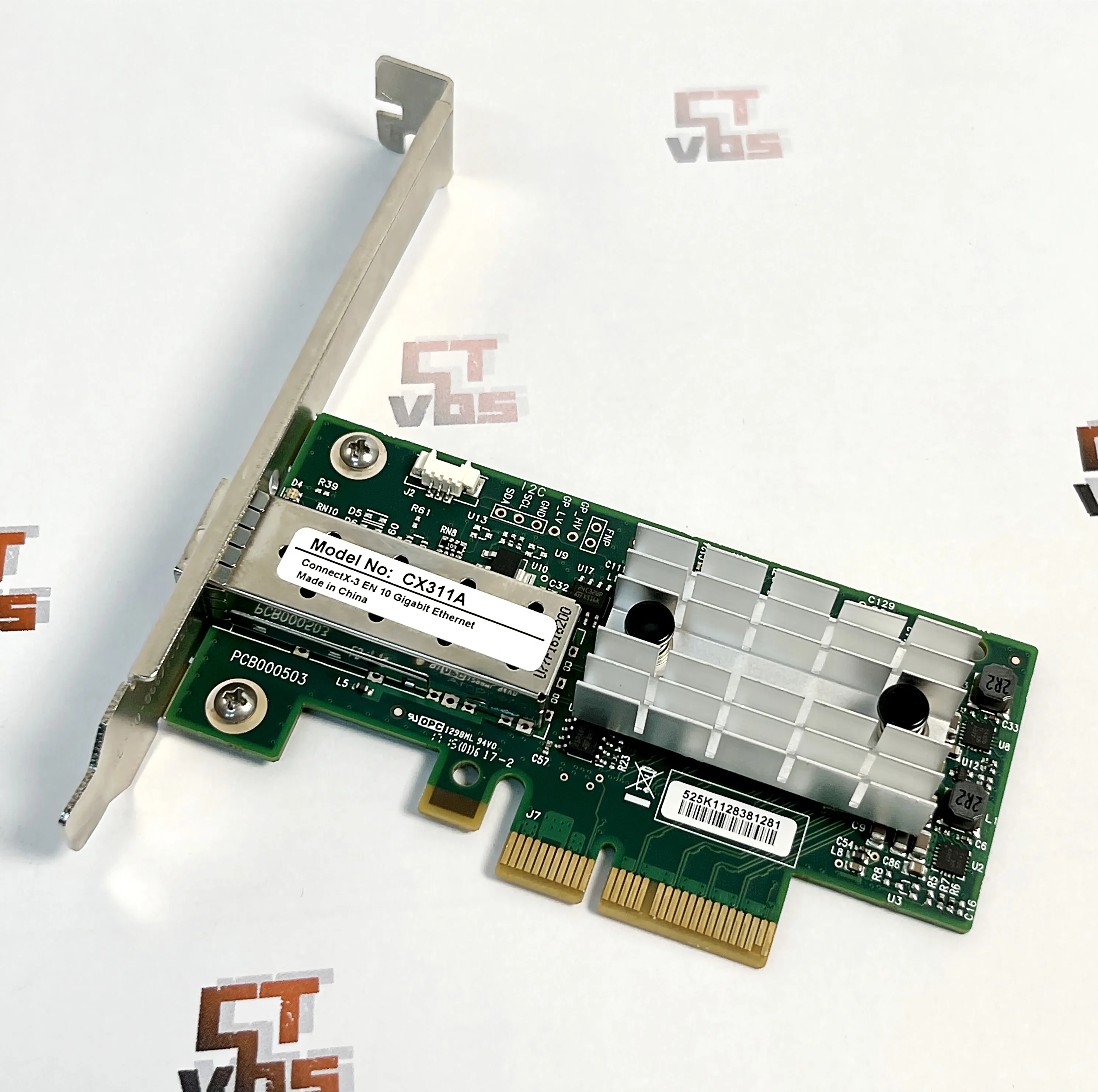 MCX311A-XCAT Mellanox CX311A ConnectX-3 EN 10G Ethernet 10GbE SFP+ PCIe NIC Network Adapter High Bracket