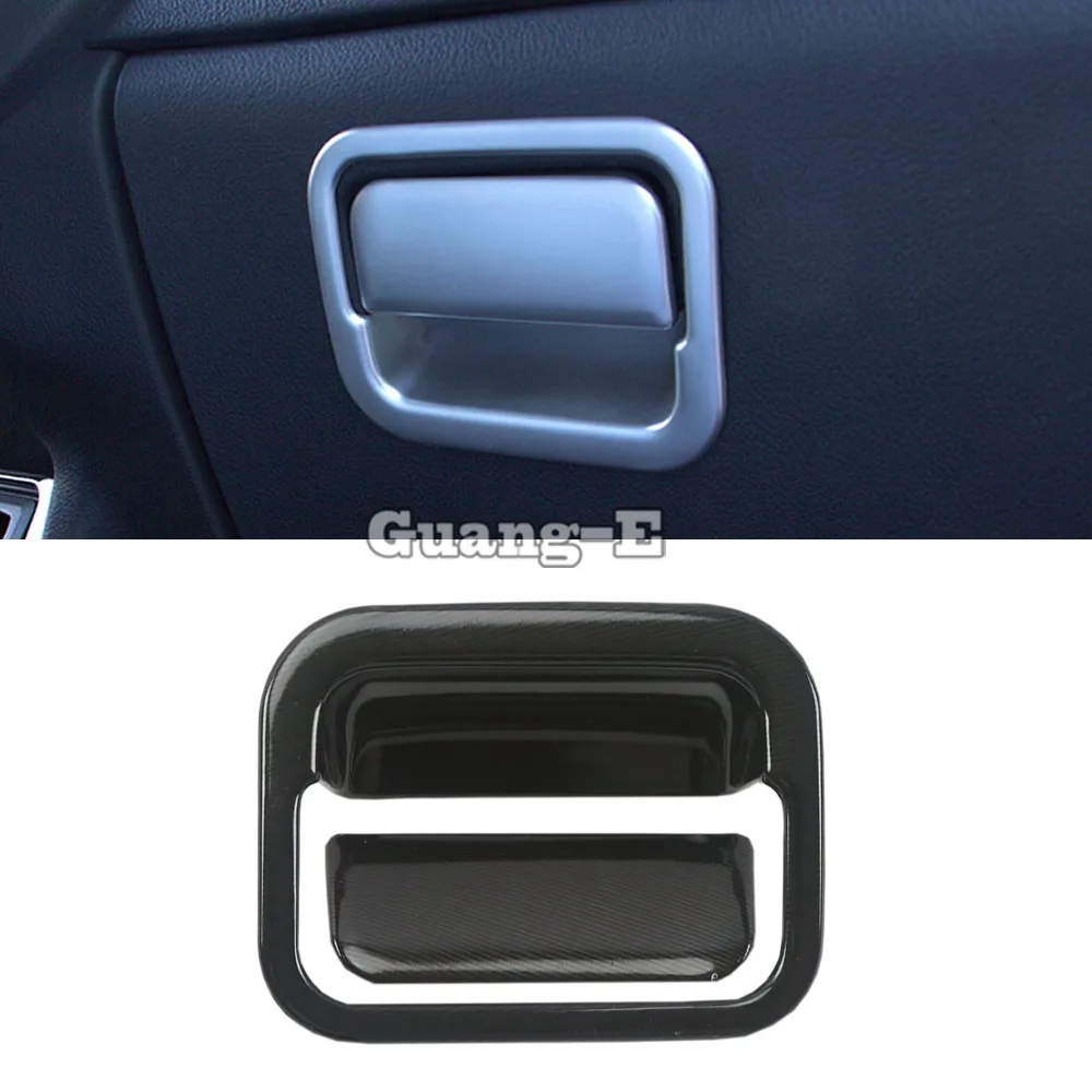 

For Mitsubishi Outlander 2016 2017 2018 2019 2020 ABS Co-Pilot Gloves Box Handle Buckle Cover Trim Panel Frame Car Styling 2pcs