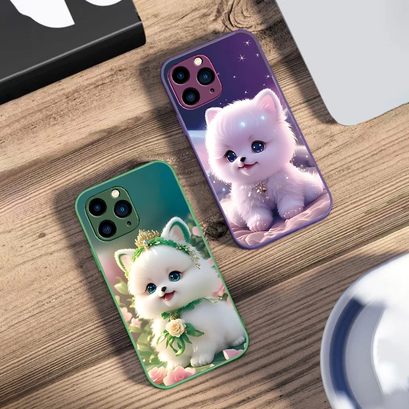 Фото Чехол для телефона из закаленного стекла для IPhone 16 Pro Max 15 Pro 14 13 12 Mini 11 XS Max XR 7 8 Plus SE 2022 №4