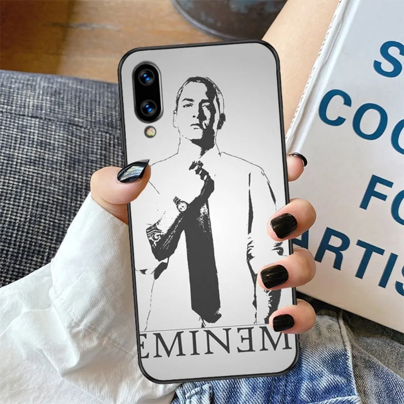 Чехол для телефона Cool Rapper Eminem Honor 7A Pro 7C 10i 8A 8X 8S 8 9 10 20 Lite силиконовый чехол |