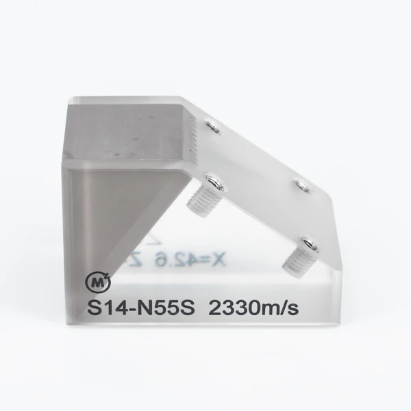 

M2 Factory Direct Supply Phased Array Wedge TOFD Transducer Wedge UT Wedge for Phased Array Probe