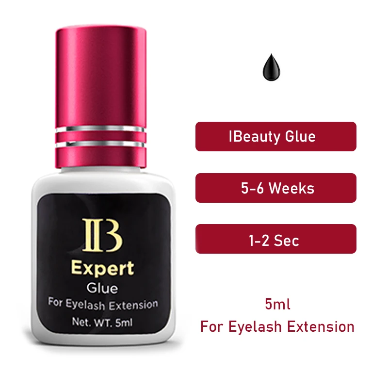 Фото 5 бутылочек IBeauty Ultra Super Plus клей, индивидуальный быстросохнущий, принадлежности для наращивания накладных ресниц, сильная кола, 5 мл, красота, золотой №4