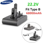 Литий-ионный аккумулятор Dyson, 22,2 в, 6800 мАч, подходит для Dyson DC35, DC45, DC31, DC34, DC44, DC31 Animal, DC35 Animal и 8.8Ah