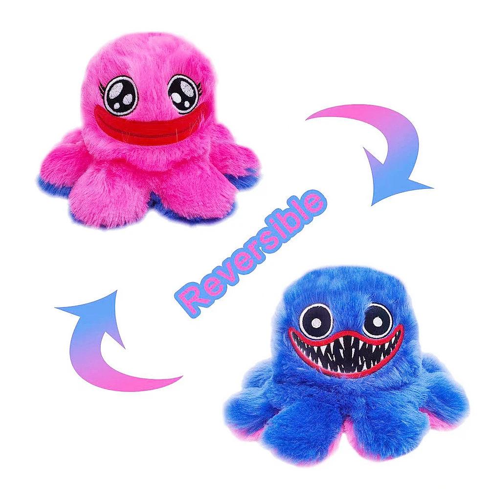 

Huggy Wuggy Plush Toy Anime POPPY PLAYTIME Character Plush Doll Popular Octopus Toy Plush Toy Children's Plush Toy Reversible