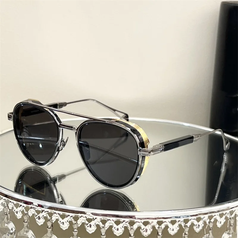 

Vintage Brand Fashion Luxury Sunglasses For Men Women THE PADKYLOB Designers Style Anti-Ultraviolet Retro Glasses Random Box