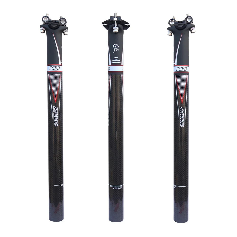 

new carbon seat post FCFB carbon road bike mountain seat post 3K road bicycle carbon fiber parts 27.2 / 30.8 / 31.6 mm