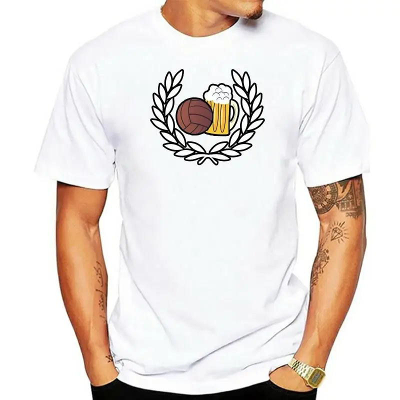 

Lorbeerkranz Fussball Bier T-Shirt - Ultras Fussballfans Fanshirt Bolzen Stadion