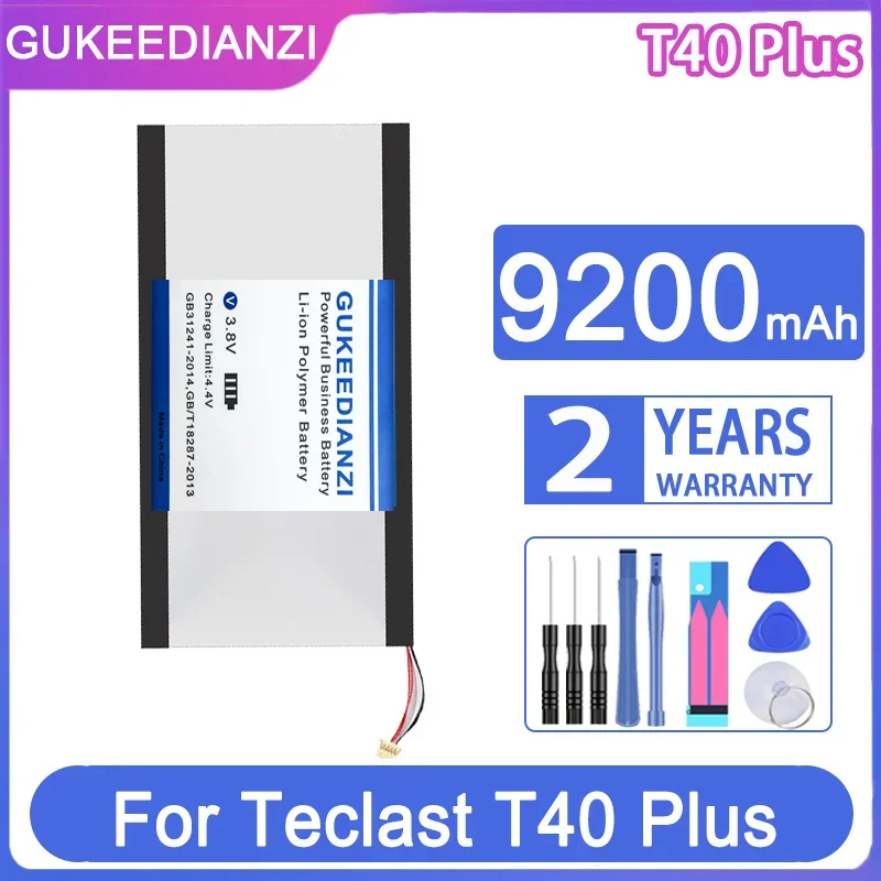 GUKEEDIANZI Сменный аккумулятор для планшета T40Plus 9200 мАч Teclast T40 Plus/Pro T40Pro 5-проводной