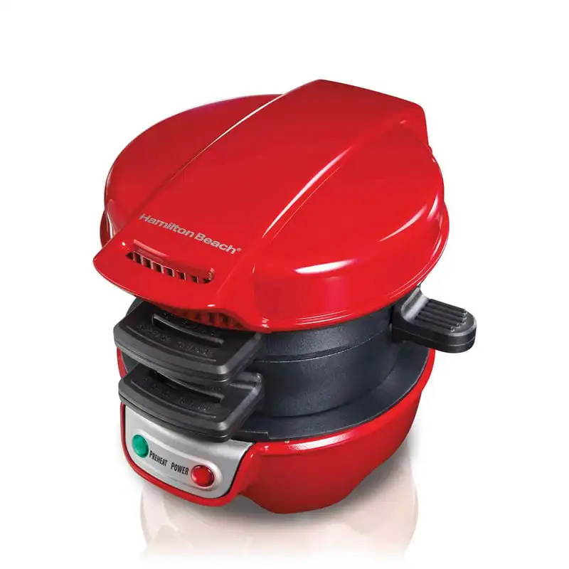 

Breakfast Sandwich Maker, Red, 25476