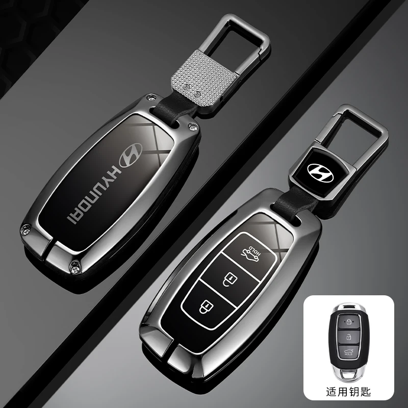 Модный чехол для автомобильного ключа с градиентом из ТПУ брелок ключей Hyundai Palisade