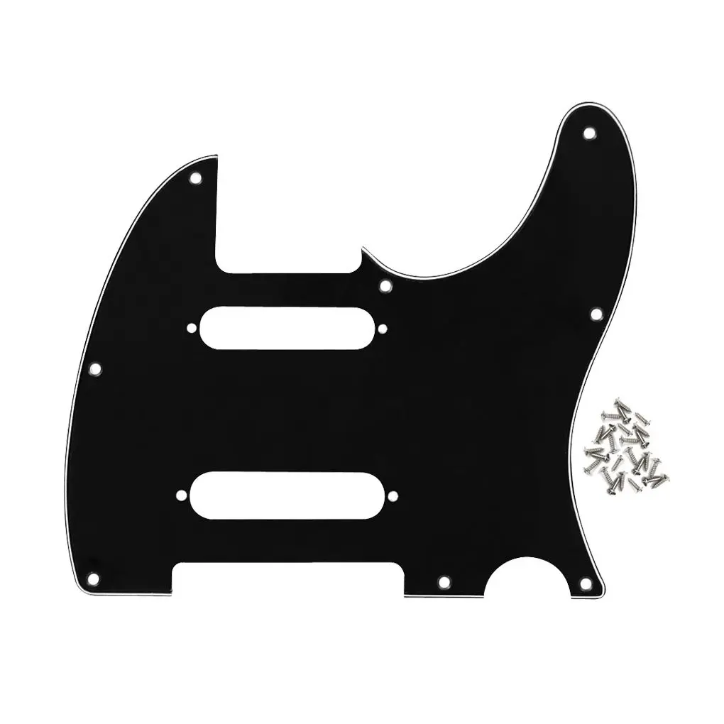 

8 Hole Guitar Tele SS Nashville Pickguard Plate with Screws Fit for Fender Telecaster Pickguard Replacement Electric Guitar Kit