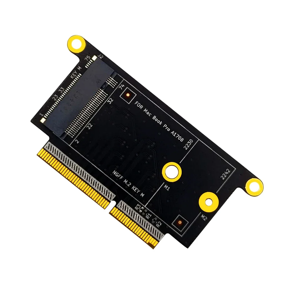 Адаптер M2 SSD NVME Карта расширения Riser Board Converter для Apple Macbook Pro A1708 Поддержка 2230 2242 M Key