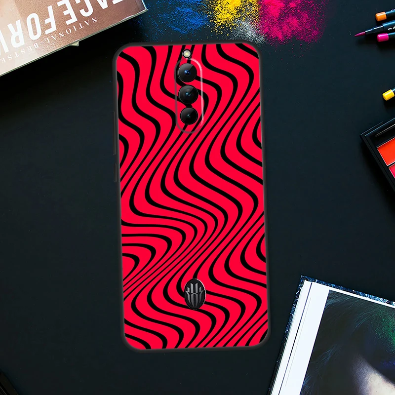 Оловянное зеленое освещение для ZTE Nubia Red Magic 9 8 8S Pro Plus RedMagic 6S 7S 6 7 Чехол