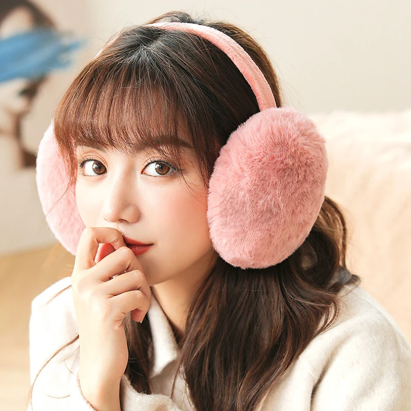 

Складные Наушники для мужчин и женщин, зимние аксессуары, теплые ветрозащитные матовые съемные наушники со съемной повязкой на голову, плюшевые наушники, наушники