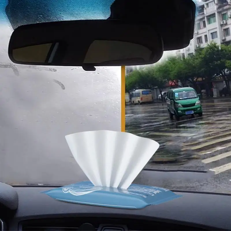 Салфетки для чистки лобового стекла автомобиля 12 листов салфетка объектива