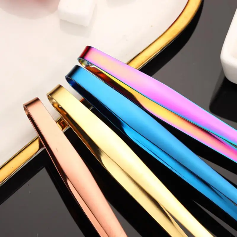

Handle With Teeth Bbq Clip Cooking Serving Utensil Mirror Polished For Barbecue Party Bar Bread Tong Party Kitchen Accessories