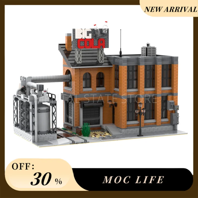 НОВЫЕ 2998 шт. индивидуальные MOC Big Cola заводские строительные блоки технологические
